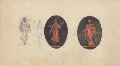 Allegorische Entwürfe für Medaillen von Robert Smirke