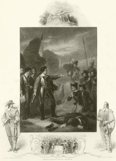 Cromwell unterdrückt die Meuterei in der Armee von Robert Smirke