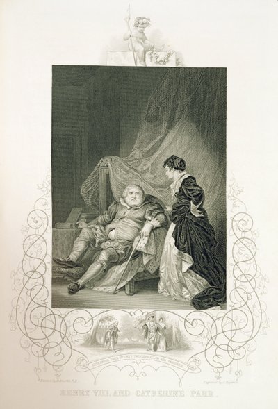 Heinrich VIII. und Catherine Parr, im Stück Heinrich VIII. oder 