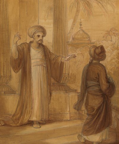Illustration für eine östliche Romanze, möglicherweise 