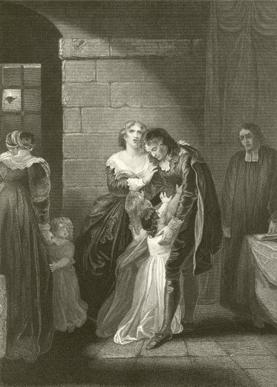 Lord William Russells letztes Gespräch mit seiner Familie von Robert Smirke