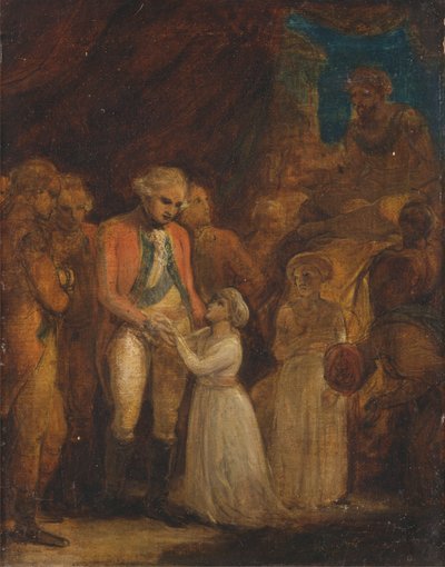 Die Zwei Söhne von Tipu Sahib, Sultan von Mysore, Werden General Cornwallis als Geiseln Übergeben von Robert Smirke