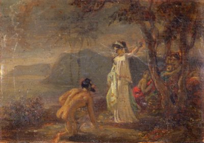 Odysseus und Nausikaa von Robert Smirke