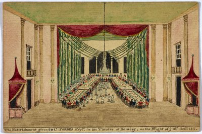 Die Unterhaltung, die Herrn C. Forbes im Theater in Bombay in der Nacht des 16. Oktober 1811 gegeben wurde. von Robert Temple