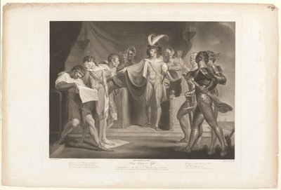 König Heinrich verurteilt Cambridge, Scroop und Northumberland von Robert Thew
