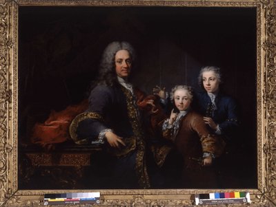 Monsieur de Saint Cannat und seine Kinder von Robert Tournieres