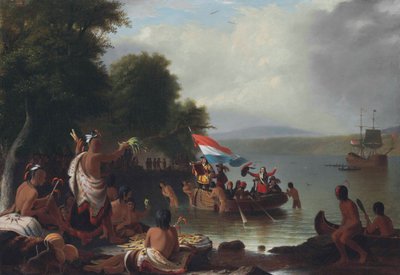 Landung von Henry Hudson von Robert Walter Weir