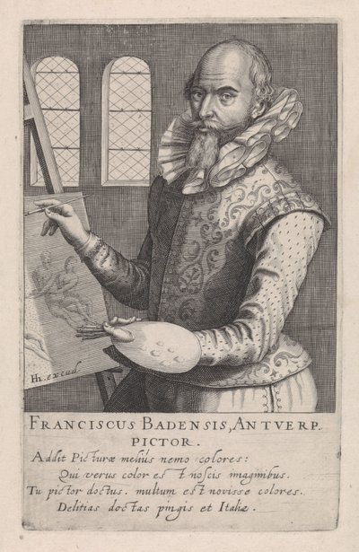 Porträt von Frans Badens von Robert Willemsz de Baudous