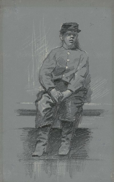 Der Kadett, ca. 1895 von Robert William Vonnoh