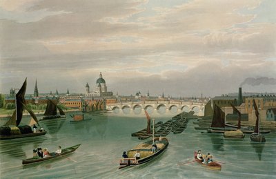 Ansicht der Blackfriars Bridge und St. Paul