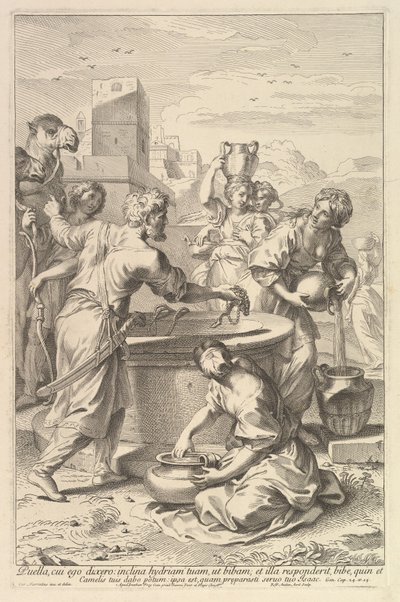 Rebekka und Eliezer von Robert van Audenaerde