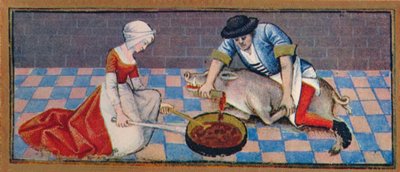 November - Schweineschlachtung von Robinet Testard