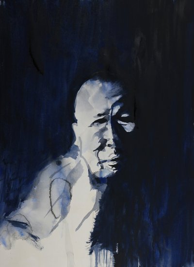 Mann im blauen Schatten von RodMacIver