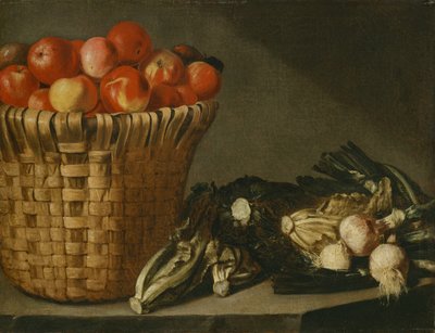 Obstkorb, Kohl, Mangold und Zwiebeln von Rodolfo Lodi