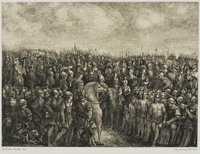 Caesar und seine Gefangenen von Rodolphe Bresdin