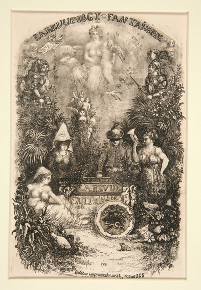 Frontispiz von von Rodolphe Bresdin