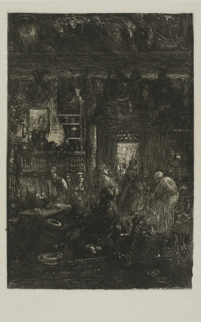 Moldawisches Interieur von Rodolphe Bresdin