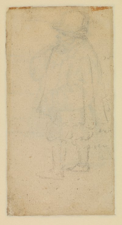 Mann von hinten gesehen (Verso) von Roelandt Jacobsz and Bruegel Pieter the Elder Savery
