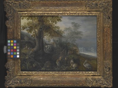 Landschaft mit Tieren von Roelandt Jacobsz. Savery