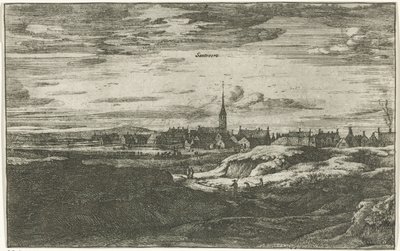 Ansicht von Zandvoort von Roelant Roghman