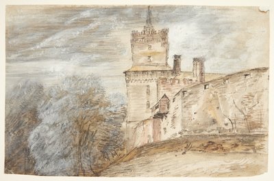 Schloss mit Wald links. Schwamenburg Schloss? von Roelant Savery