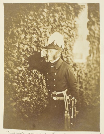 Jas. B.B. Estcourt (1802-1855) General, aufgenommen auf der Krim kurz vor seinem Tod 1802-1855 von Roger Fenton