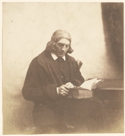 [Porträt eines Geistlichen mit einem Buch] von Roger Fenton