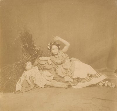 Königliche Kinder im Tableau der Jahreszeiten von Roger Fenton
