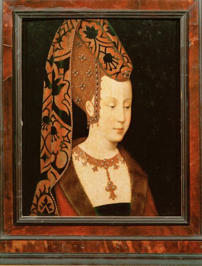Isabelle de Bourbon, Ehefrau von Charles le Temeraire, oder Isabella von Portugal, Ehefrau von Philippe le Bon von Rogier van der Weyden