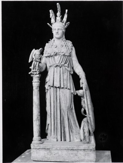 Athena Parthenos, Kopie eines Originals aus dem 5. Jahrhundert von Phidias von Roman