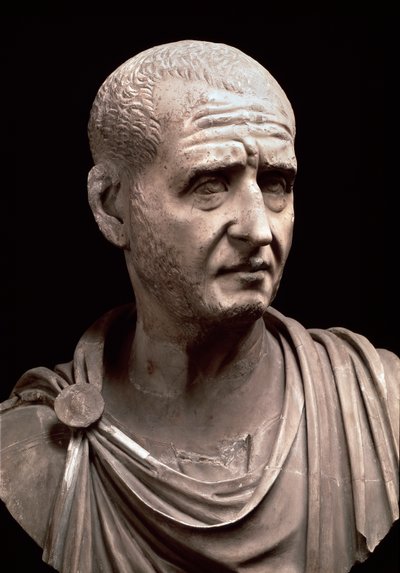 Büste des Kaisers Decius (Marmorskulptur, 3. Jahrhundert) von Roman