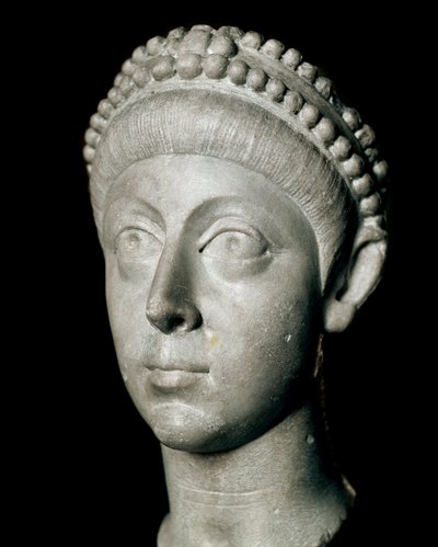 Büste des oströmischen Kaisers Flavius Arcadius (377-408) Istanbul, Archäologisches Museum von Roman