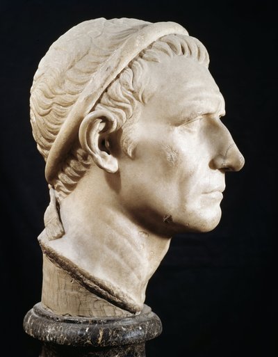 Kopf von Antiochus III. dem Großen (Marmorskulptur) von Roman
