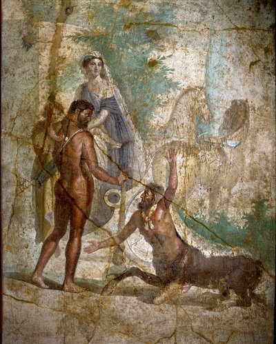 Herkules, Dejanire und der Zentaur Nessus von Roman