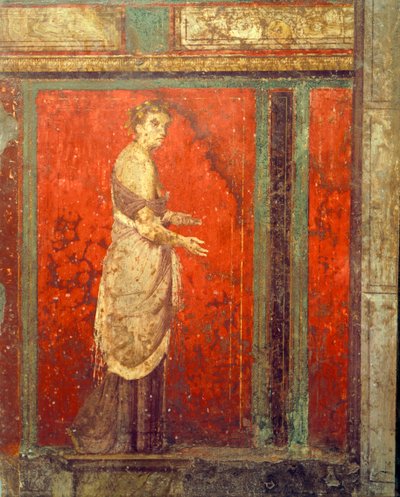 Einweihungsriten des Dionysoskults, Fresko aus der Villa Dei Mysteri von Roman