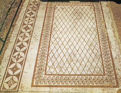 Mosaikboden aus dem Haus der Messii von Roman