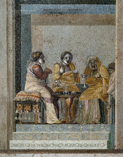 Römische Kunst: Eine Hexe und die Zubereitung eines Zaubertranks von Roman