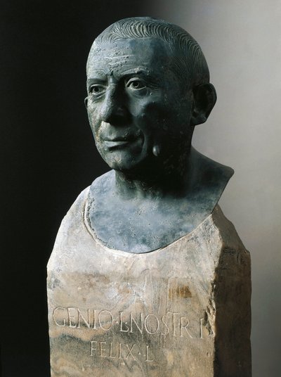 Römische Kunst: Büste des Bankiers Lucius Caecilius Iucundus von Roman