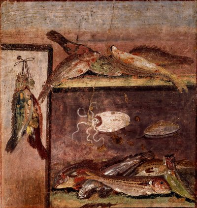 Stillleben mit Fisch von Roman