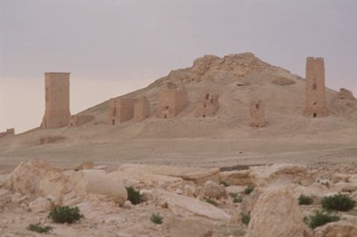 Turmgräber einschließlich des Turmgrabs von Iamliku, erbaut im Jahr 83 n. Chr., das Tal der Gräber von Roman