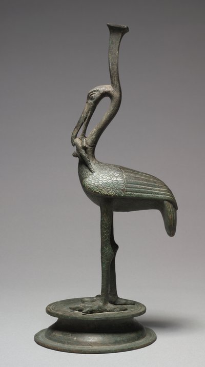 Ibis, der eine Eidechse frisst, 1. Jahrhundert v. Chr.-1. Jahrhundert n. Chr. von Roman Imperial Period