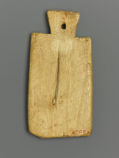 Mumienanhänger mit griechischer Inschrift von Roman Period Egyptian