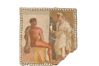 Mosaik mit Orestes und Iphigenie von Roman Roman