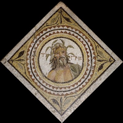 Personifikation des Flusses Tigris, spätes 2./3. Jahrhundert n. Chr. von Roman Roman