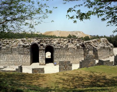 Ansicht des römischen Theaters von Scythopolis, 2. Jahrhundert v. Chr. - 4. Jahrhundert n. Chr. von Roman Roman