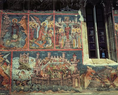 Belagerung von Konstantinopel durch Sultan Mehmet II (1432-81) im Jahr 1453 von Romanian School