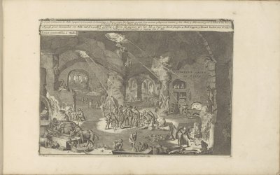 Höhlen auf Malta (Onderaerse Gront op Malta) (Les Indes Orientales et Occidentales et autres lieux) von Romeyn de Hooghe