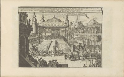 Königlicher Hof in der Mongolei von Romeyn de Hooghe