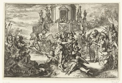 Siege mit der Ankunft von Wilhelm III. von Romeyn de Hooghe
