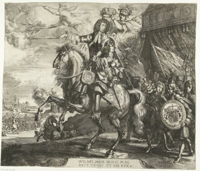 Reiterporträt von Wilhelm III., Prinz von Oranien von Romeyn de Hooghe